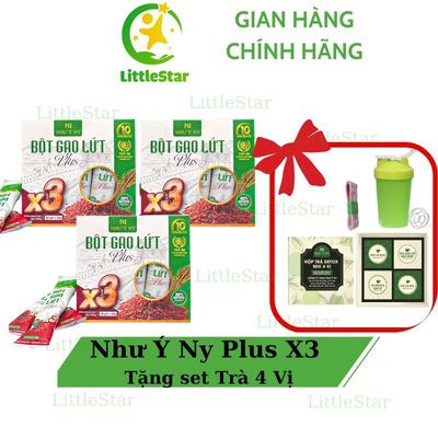 [Mua 3 Được 8] Bột Gạo Lứt Plus x3 -  Như Ý Ny - gạo lứt ăn kiêng hỗ Trợ giảm cân