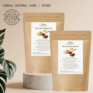  Bột cam thảo đậu đỏ nguyên chất Thenaturfarm   100GR   Nguyên liệu hỗ trợ sáng da mờ thâm sạm tẩy tế bào chết 