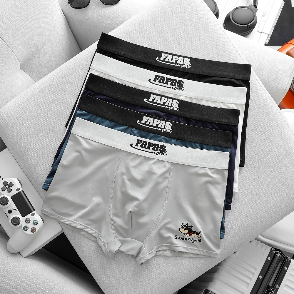 Quần Sip Đùi Nam Fapa$ in cún 5 màu mẫu mới, Quần Lót Boxer Nam co dãn thoải…