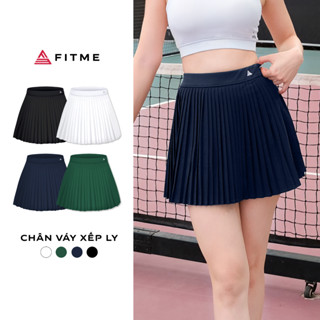 Chân váy xếp ly thể thao nữ Fitme GOC có sẵn quần bảo hộ dáng chữ A pickleball, tennis, cầu lông VXLN01