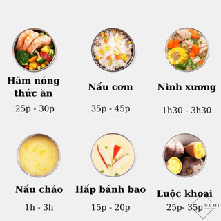 Hộp cơm cắm điện Chefman, hộp cơm văn phòng 4 khay 2 tầng có thể nấu cơm trực tiếp cực tiện lợi