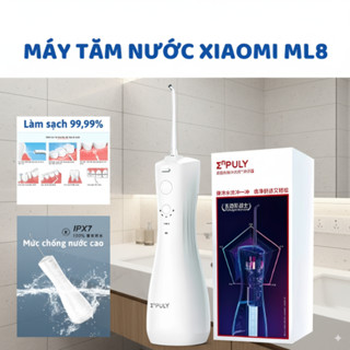  Máy tăm nước Enpuly ML8 chính hãng nhỏ gọn vệ sinh răng miệng làm sạch mảng bám răng niềng 