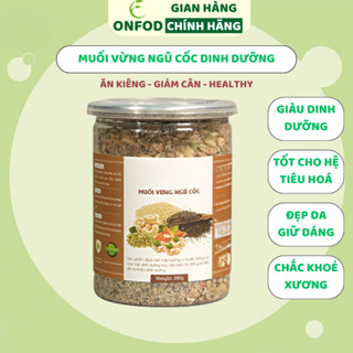 Muối vừng ngũ cốc dinh dưỡng healthy onfod ăn kiêng giảm cân thực dưỡng cho người tiểu đường, gym yoga, bà bầu