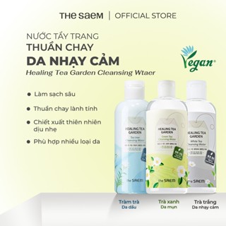 [the SAEM Official] Nước tẩy trang dịu nhẹ the SAEM Healing Tea Garden Cleansing Water 300ml