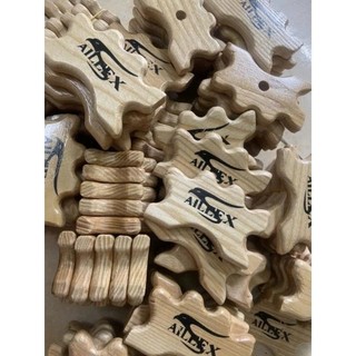 Lết Gỗ Aileex Bida 3 Rãnh – Chạc Đồng Đui Xoáy 12mm, Phụ Kiện Bida Chính Hãng