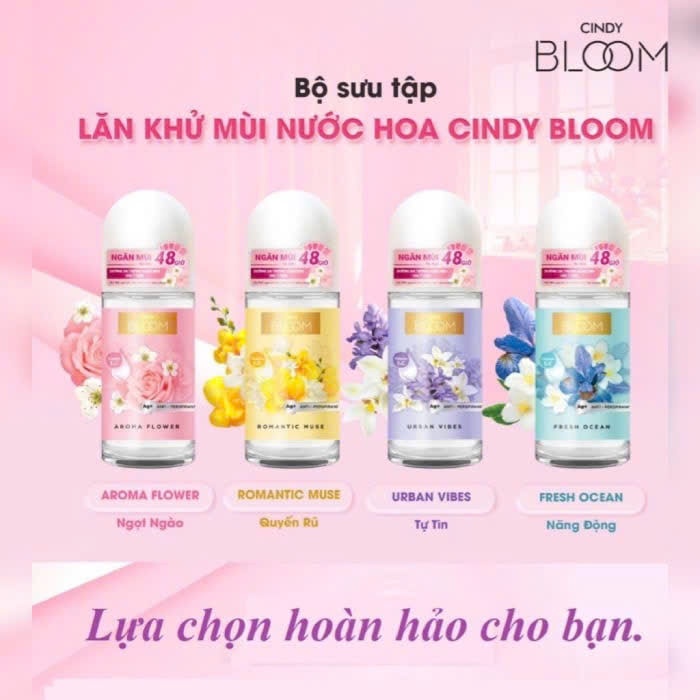 Lăn khử mùi nước hoa Cindy Bloom