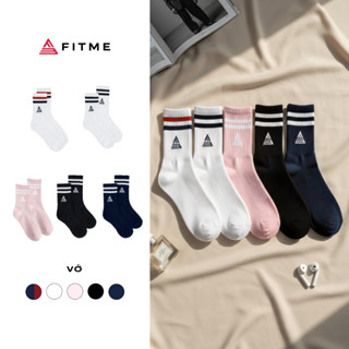 Vớ Fitme thể thao cổ cao dày dặn Nam Nữ thời trang Unisex