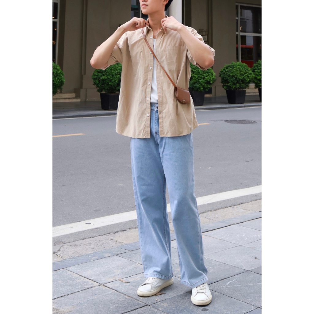 Quần Jean Xuông Ống Rộng - BASIC Wide-Leg Jeans - H.I.M STUDIO by DATAMAN