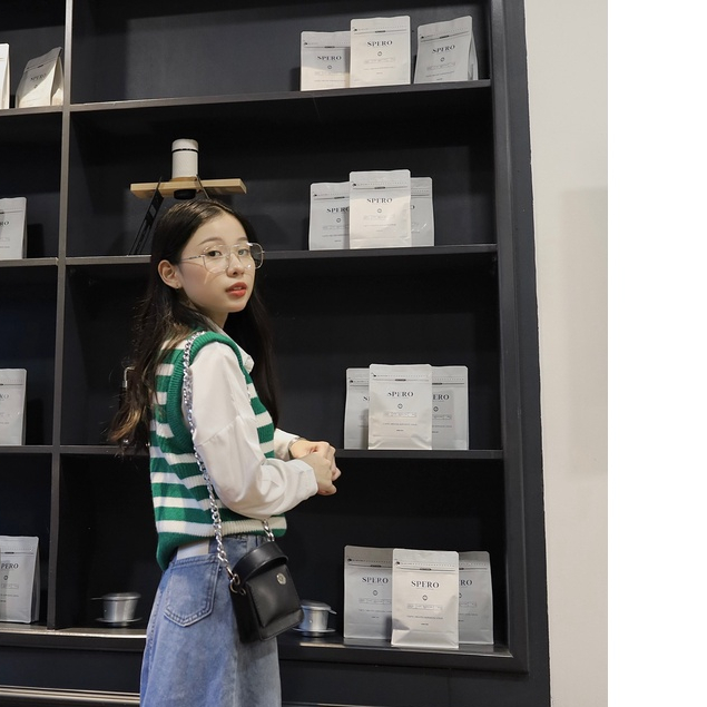 Chân váy jeans dáng dài xẻ sau - 29feb.closet - CV14