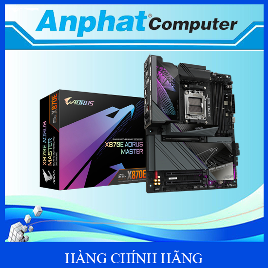 Bo Mạch Chủ Main Gigabyte X870E AORUS MASTER Socket AM5 - Hàng Chính Hãng