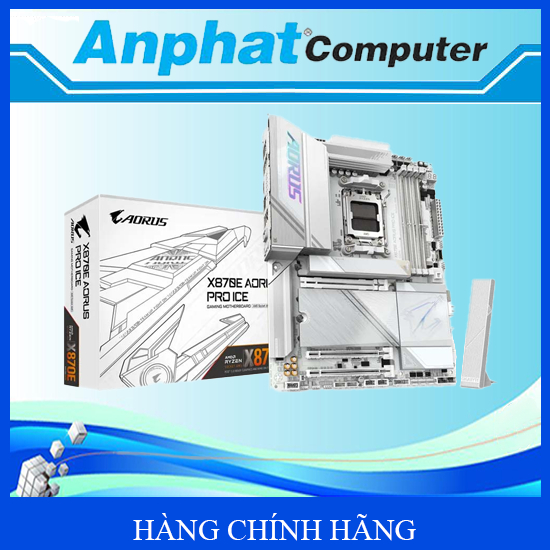 Bo Mạch Chủ Main Gigabyte X870E AORUS PRO ICE Socket AM5 - Hàng Chính Hãng