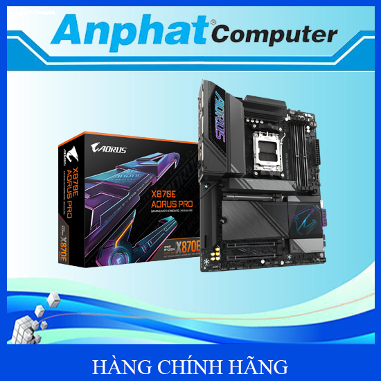 Bo Mạch Chủ Main Gigabyte X870E AORUS PRO Socket AM5 - Hàng Chính Hãng