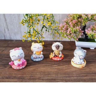 Mèo Thần Tài may mắn 7.5cm