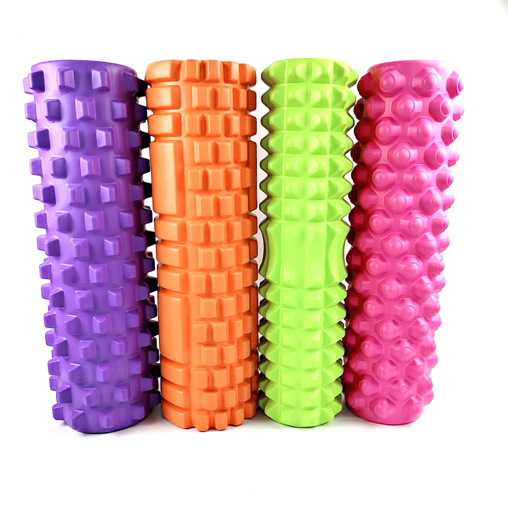 Con Lăn Massage Gai Tập Gym Yoga Giãn Cơ Thư Giãn Cơ Bắp Foam Roller (33cm - 45cm)