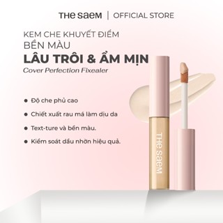   the SAEM Official  Kem Che Khuyết Điểm Bền Màu Ẩm Mịn the SAEM Cover Perfection Fixealer  6.5g  