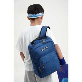 Balo Học Sinh Cho Bé SimpleCarry Issac 3 Nhiều Màu, Có Miếng Dạ Quang, Chất Liệu Vải Cao Cấp