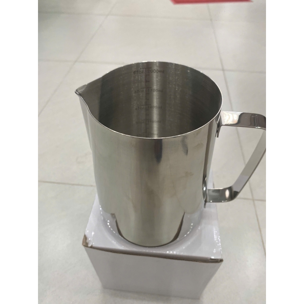 Ca Đánh Sữa inox 304 Cao Cấp 2000ml Có Vạch