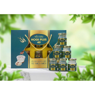  💦 Yến Sào Cao cấp Hogi plus Nguyên Chất Hộp xách 6 hũ x 70ml 