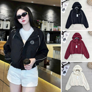 Áo Khoác Dù Nữ 2 Lớp 3 màu đen,đỏ,be - Áo gió nữ Loza LJ095226