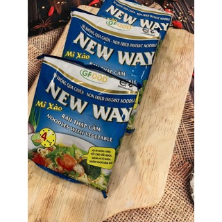 Coombo 3 gói mì Xào Rau Củ Chay New Way Đóng Gói, Mì Khô Chay Xào Chế Biến Dễ Dàng Tiện lợi-chayxanhshop