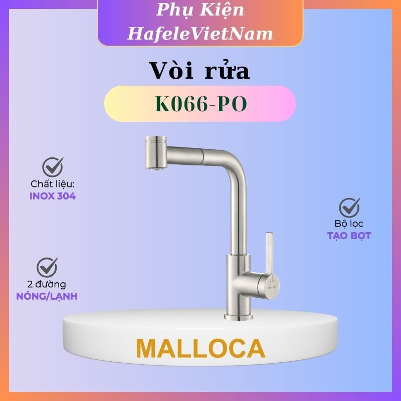 Vòi rửa chén LuxSteel Malloca K066-PO Lựa Chọn Hoàn Hảo Cho Bếp Hiện Đại