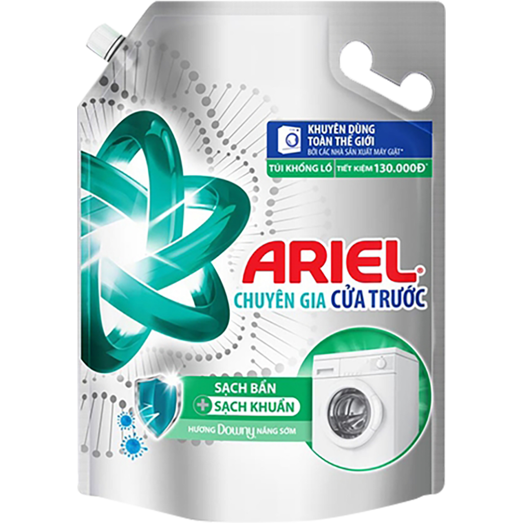 ARIEL Nước giặt cửa trước size siêu đại 3,9L sạch bẩn hương Downy nắng sớm