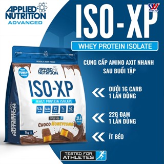 Whey protein isolate Applied Nutrition Iso XP 1kg chính hãng, 40 lần dùng, 6 hương vị độc đáo