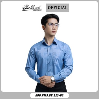  Áo sơ mi nam dài tay BELLUNI vải sợi sồi cao cấp - ABD.PMS.BE.223 