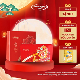   Bao bì mới 2025  Bánh Trung Thu Hữu Nghị Truyền Thống  2 bánh nướng 180G  