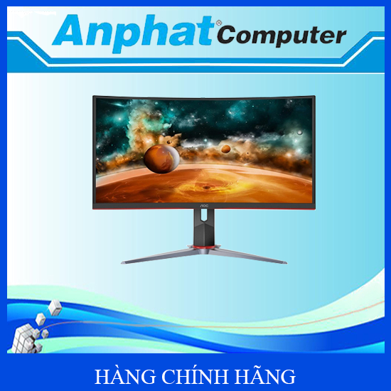 Màn hình LCD CONG AOC CQ27G2 Gaming (27 Inch/QHD/VA/144HZ/1MS) - Hàng Chính Hãng