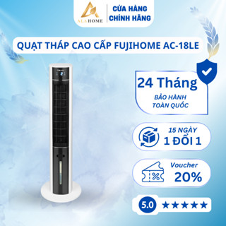 Quạt Tháp Điều Hòa Hơi Nước Fujihome AC-18LE Điều Khiển Từ Xa, Lọc Không Khí Ionizer,Tặng Kèm Đá Khô