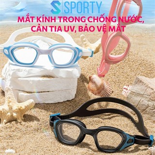 Kính bơi nam nữ mắt trong SPORTY 58 chống nước, hạn chế sương mờ, bảo vệ mắt tuyệt đối