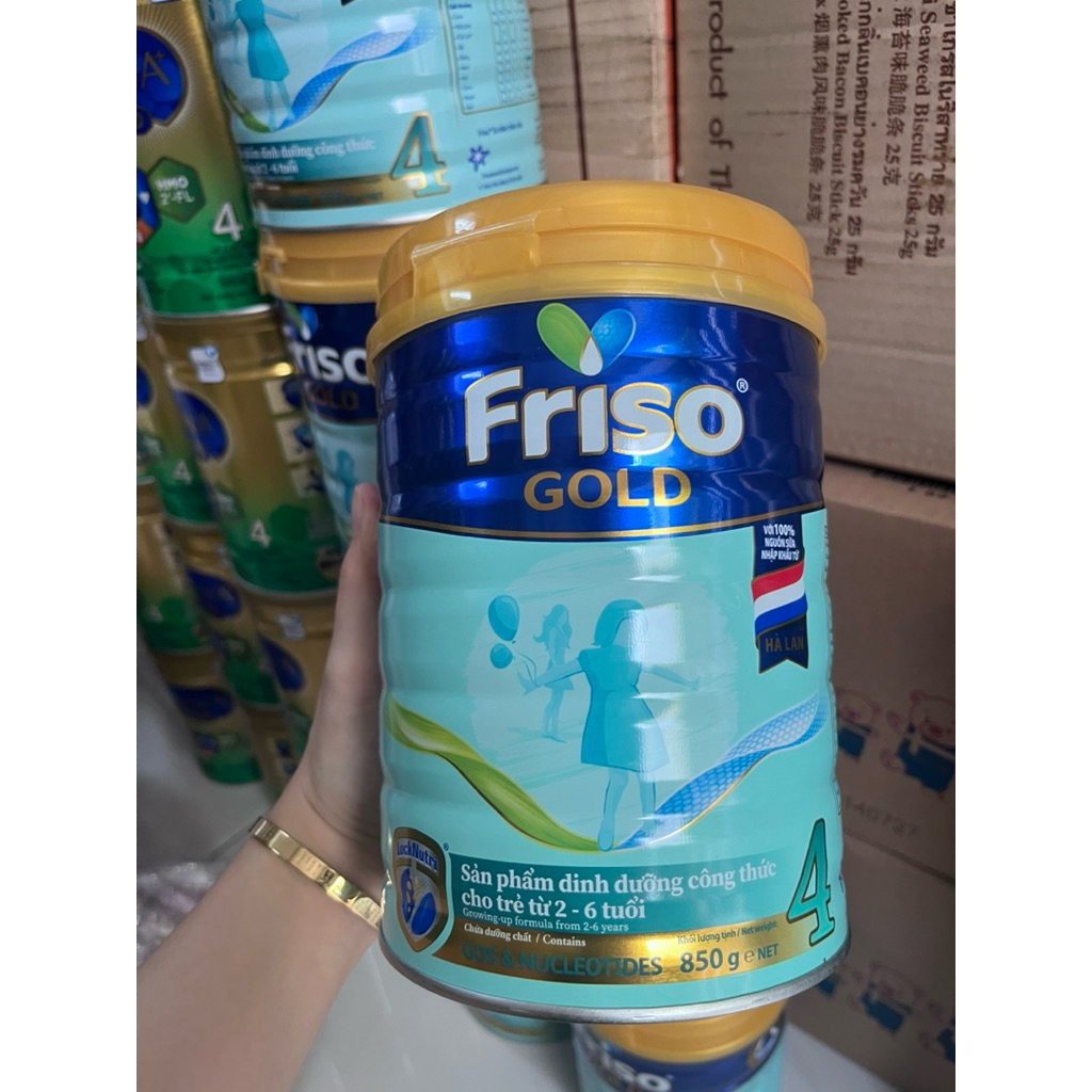 Sữa bột Friso gold 4 850g date 2027