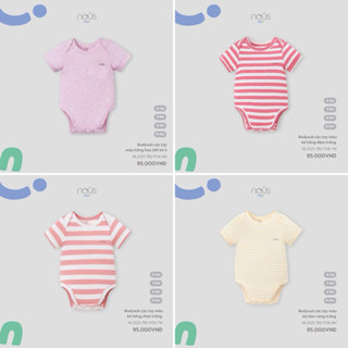 Bodysuit cộc tay Nous body chip cao cấp mềm mát cho bé NL2S25-TB2 Baby Born shop