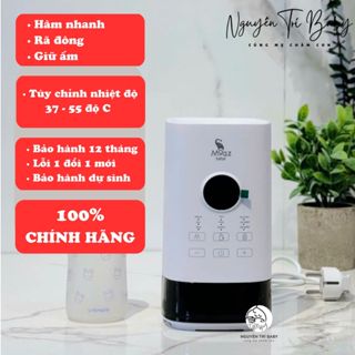 Máy hâm sữa Moaz bebe MB033 | Hâm nhanh | Hâm thường - Giữ ấm | Rã đông | Bảo hành 12 tháng lỗi đổi mới