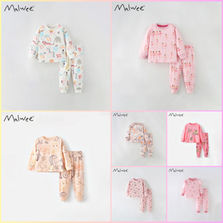  BST bộ thu đông bé gái Malwee bộ dài tay bé gái mềm mại dễ thương 2-7 tuổi NEW 2 - Little Maven 