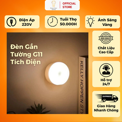Đèn LED Cảm Biến Chuyển Động Energy Green Lighting Hình Tròn G11 - Dán Tường , Dán Tủ Quần Áo