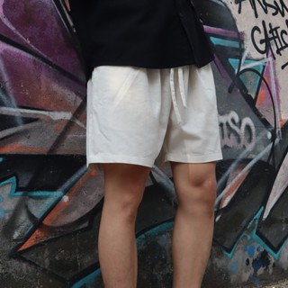 Quần short nam nữ linen DATINO vải Linen Premium form trên gối lưng chun dây rút, ống rộng thoải mái