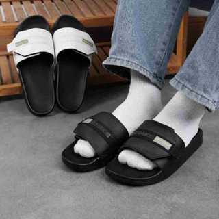  Dép Quai Ngang Nam Nữ Unisex Thời Trang,Trẻ Trung,Cá Tính Quai Dán Hai Màu Đen,Trắng-DT31 