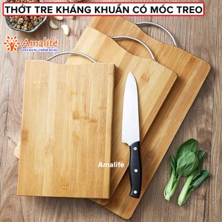  Thớt Tre Tự Nhiên Kháng Khuẩn Chống Mốc Không Mùn An Toàn Dụng Cụ Thớt Tre Nhà Bếp Có Tay Cầm Siêu Bền Đẹp Amalife 
