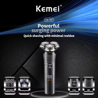 Máy Cạo Râu Mini Cầm Tay Cao Cấp - Lưỡi Dao 3 Lá Inox, Sạc Nhanh Type-C, Nhỏ Gọn Du Lịch KZ-XD8