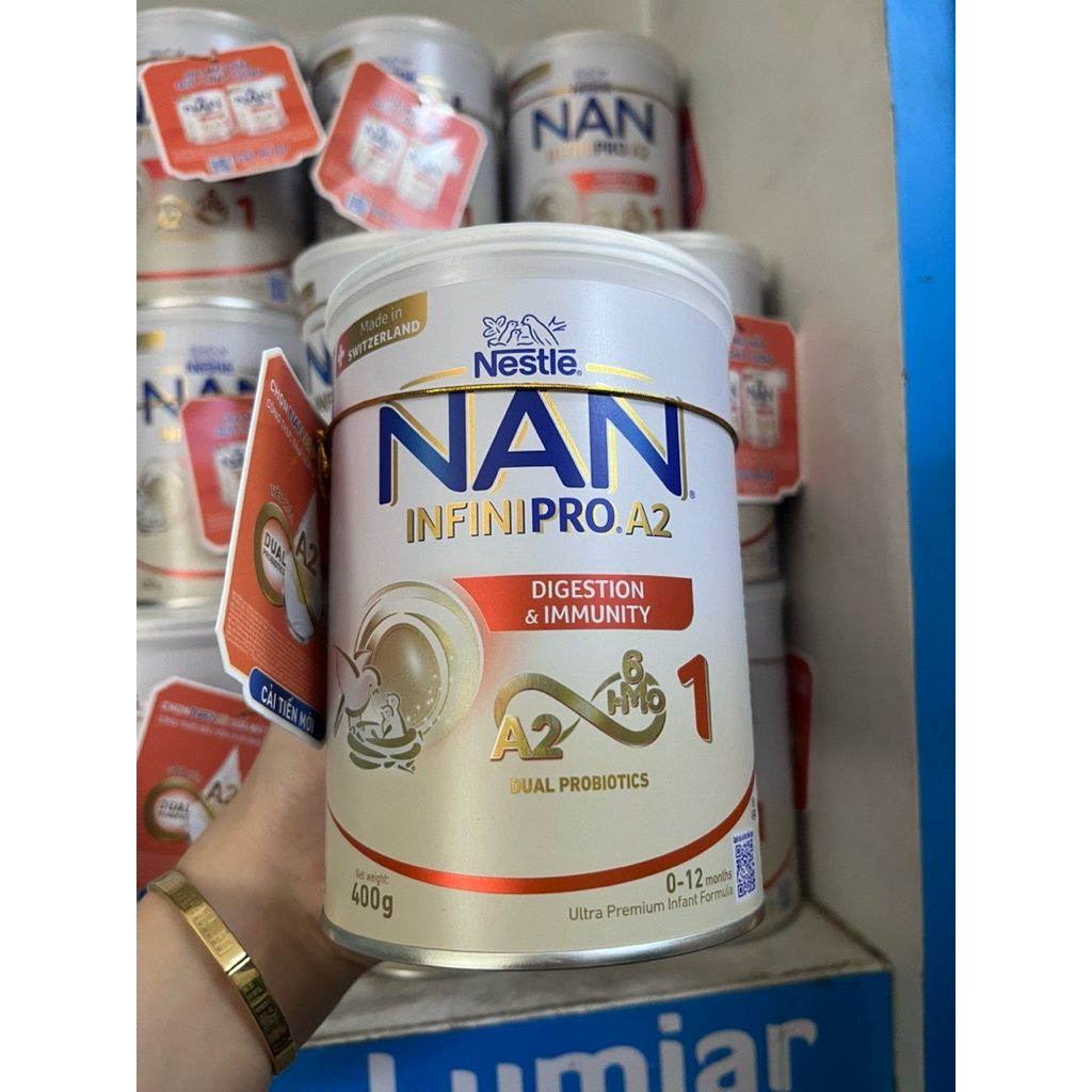 Sữa bột Nan A2 số 1 400g date 2027