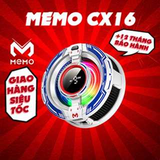  Sò lạnh tản nhiệt điện thoại MEMO CX16 giảm giật lag hạ nhiệt độ nhanh tăng fps chơi game liên quân Free Fire PUBG 