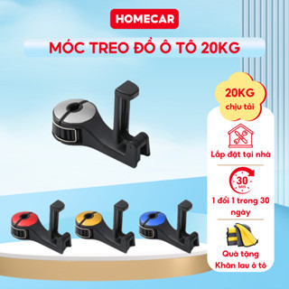  Móc Treo Đồ Ô TÔ Đa Năng Phía Sau Phụ Kiện Ghế Tiện Dụng Inox Chịu Lực 