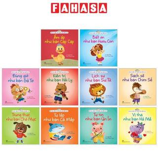 Sách - Bé Học Điều Tốt - Bé Làm Điều Hay: Ấm Áp,Biết Ơn,Đúng Giờ,Kiên Trì,Lịch Sự,Sạch Sẽ,Trung Thực,Tự Lập
