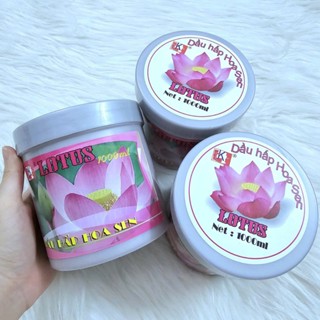  Hấp Dầu - Ủ Tóc Hoa Sen  Lotus  1000ml & 500ml Cho Tóc Mềm Mượt. 