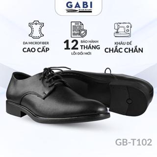 Giày Tây Nam GABI GB-T102 Da Microfiber Cao Cấp Đế Cao Su Đúc Êm Chân, Lịch Lãm Bảo Hành 12 Tháng