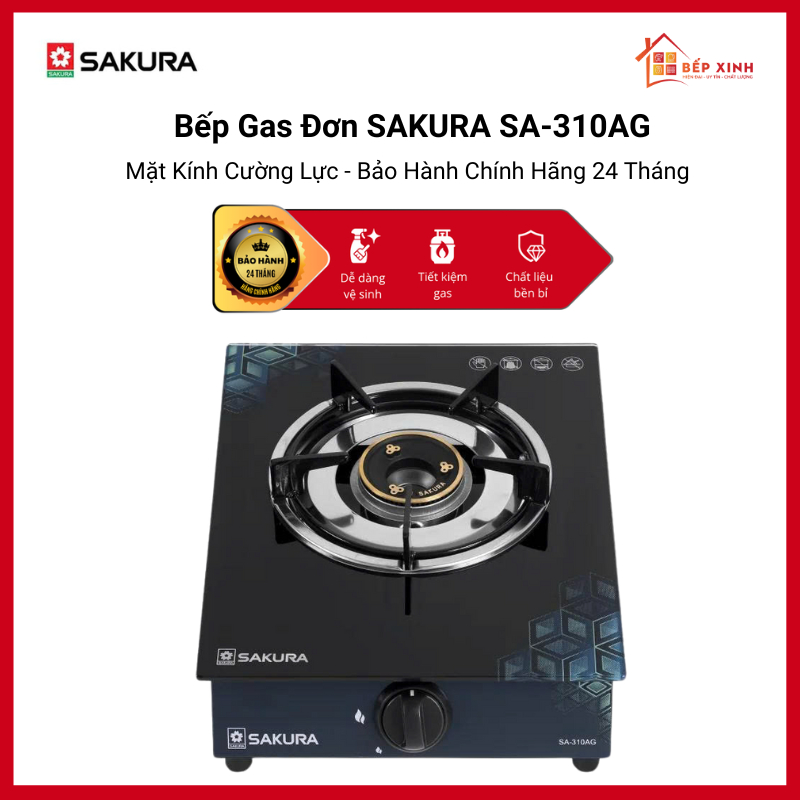 Bếp Gas Đơn SAKURA SA-310AG