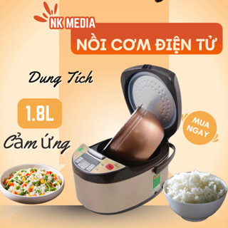 Nồi cơm điện tử NK Media 1870 dung tích 1.8L, nồi cơm đa năng có thể xào nấu, có hẹn giờ - bh 12t