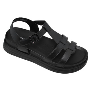  Sandal đế bằng nữ Bita's SHANAH.06  Đen + Ghi + Kem  